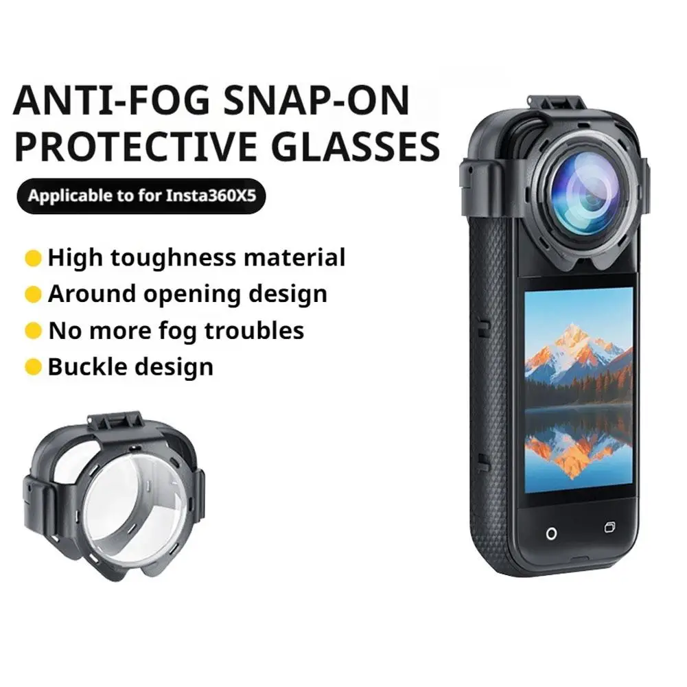 New Anti-fog Snap-on Protective Lens Cap Thickened Anti Scratch Lens Cap For Insta360 X3 Action Camera Accessories S7v4
New Anti-fog Snap-on Protective Lens Cap Thickened Anti Scratch Lens Cap For Insta360 X3 Action Camera Accessories S7v4