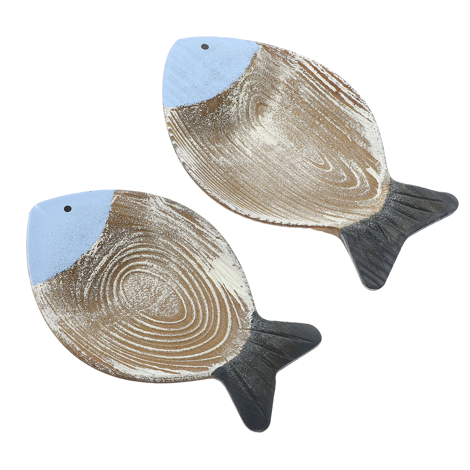 2Pcs Fish Shape Wood Dish Pendant Household Wall Hanging Ornaments for Bedroom Living Room Dormitory Coastal Decor Craft
2Pcs Fish Shape Wood Dish Pendant Household Wall Hanging Ornaments for Bedroom Living Room Dormitory Coastal Decor Craft