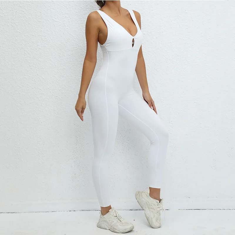 One Piece Backless Sporty Jumpsuit Woman Yoga Suit for Fitness Gym Clothing Sportswear Overalls Sport Outfit Workout Clothes
One Piece Backless Sporty Jumpsuit Woman Yoga Suit for Fitness Gym Clothing Sportswear Overalls Sport Outfit Workout Clothes