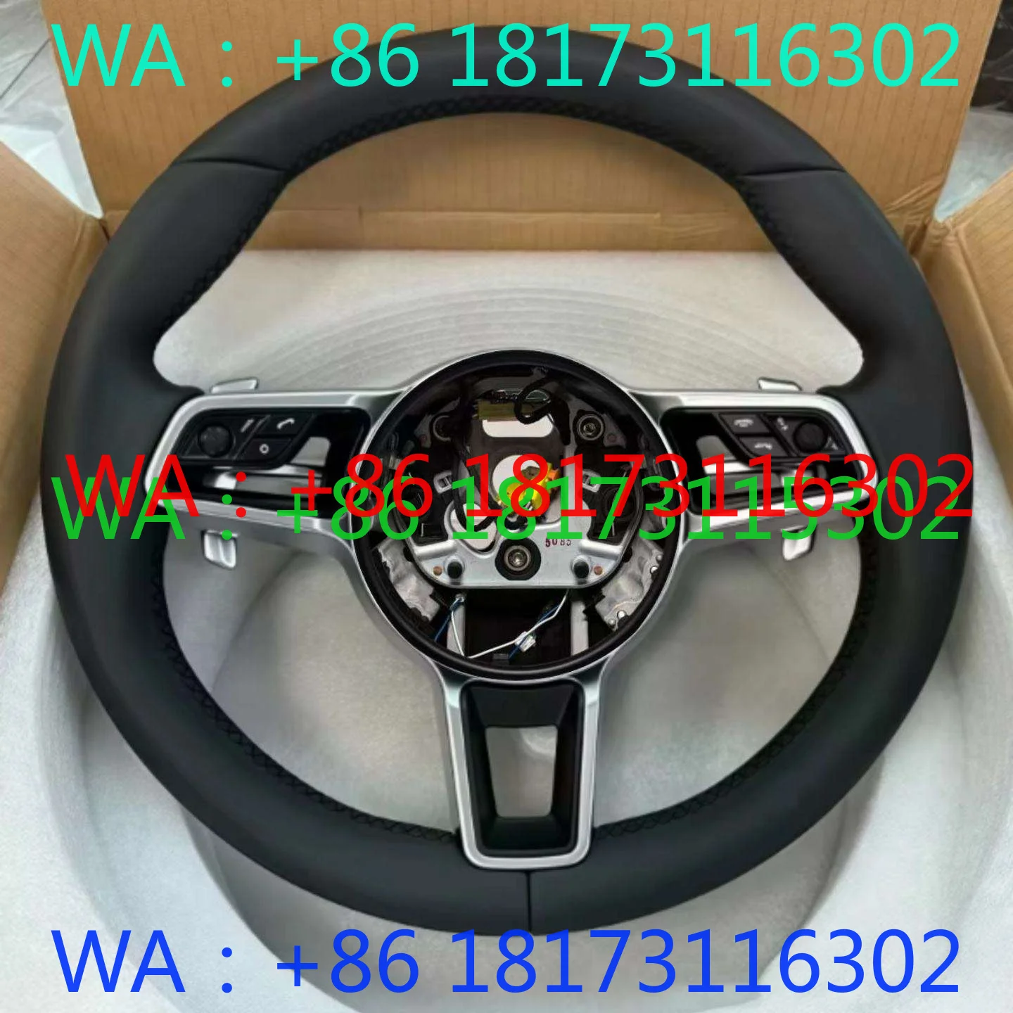 Factory Bestseller 405mm Premium Leather Sports Steering Wheel for Cayenne Panamera Macan
Factory Bestseller 405mm Premium Leather Sports Steering Wheel for Cayenne Panamera Macan