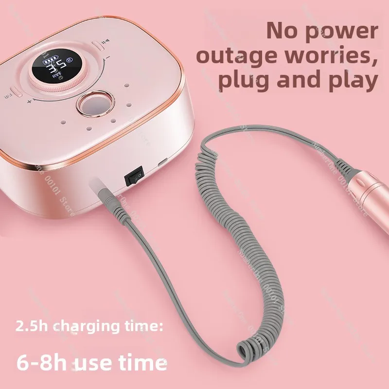 Electric manicure grinder, metal handle power storage and rechargeable grinder manicure
Electric manicure grinder, metal handle power storage and rechargeable grinder manicure