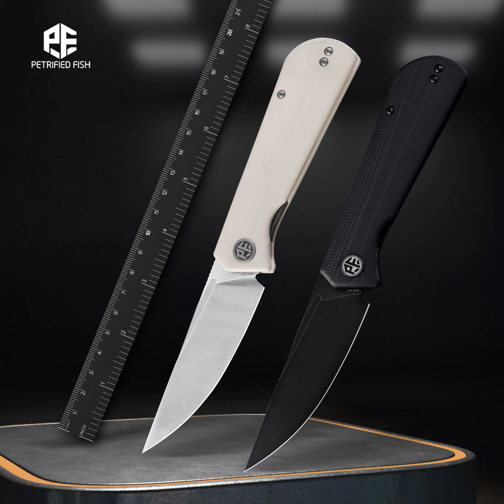 Petrified Fish PFP07 Pocket Folding Knife K110 Steel Micarta Handle Cutting edc Tool Outdoor Camping Hunting Multifunction Knife
Petrified Fish PFP07 Pocket Folding Knife K110 Steel Micarta Handle Cutting edc Tool Outdoor Camping Hunting Multifunction Knife