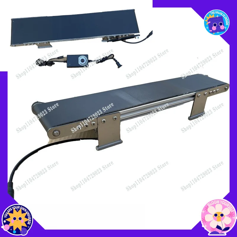 Metal desktop conveyor belt assembly line Small conveyor Friction test Technology innovation tool One-way speed regulation
Metal desktop conveyor belt assembly line Small conveyor Friction test Technology innovation tool One-way speed regulation