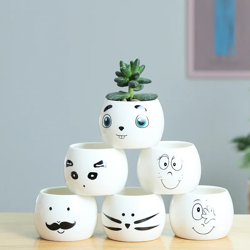 Japanese Style Mini Ceramic Flower Pot ZAKKA Glazed Fleshy Planter Simple Modern Design Cute Stylish Small Flower Pot
Japanese Style Mini Ceramic Flower Pot ZAKKA Glazed Fleshy Planter Simple Modern Design Cute Stylish Small Flower Pot