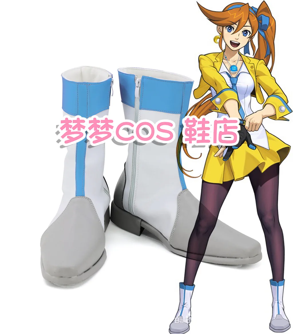 Athena Cykes Ace Attorney Cosplay Costume Shoes Handmade Faux Leather Boots Halloween Carnival Boots Custom Made
Athena Cykes Ace Attorney Cosplay Costume Shoes Handmade Faux Leather Boots Halloween Carnival Boots Custom Made
