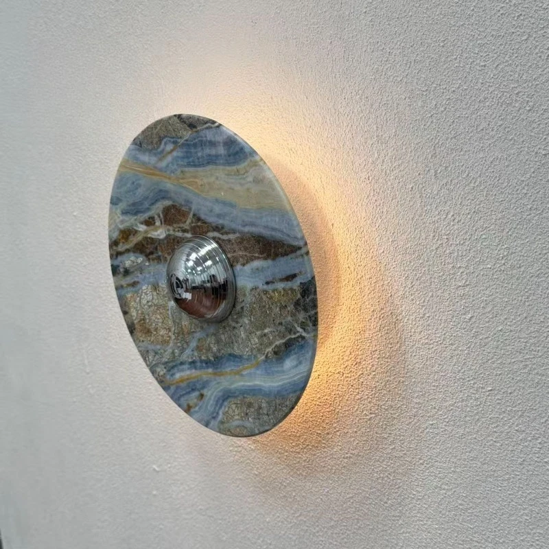 Sky Blue Marble Wall Lamp, Hallway & Entryway Light, Living Room Background Wall Ambient Light, Bedroom Bedside Wall Lamp
Sky Blue Marble Wall Lamp, Hallway & Entryway Light, Living Room Background Wall Ambient Light, Bedroom Bedside Wall Lamp