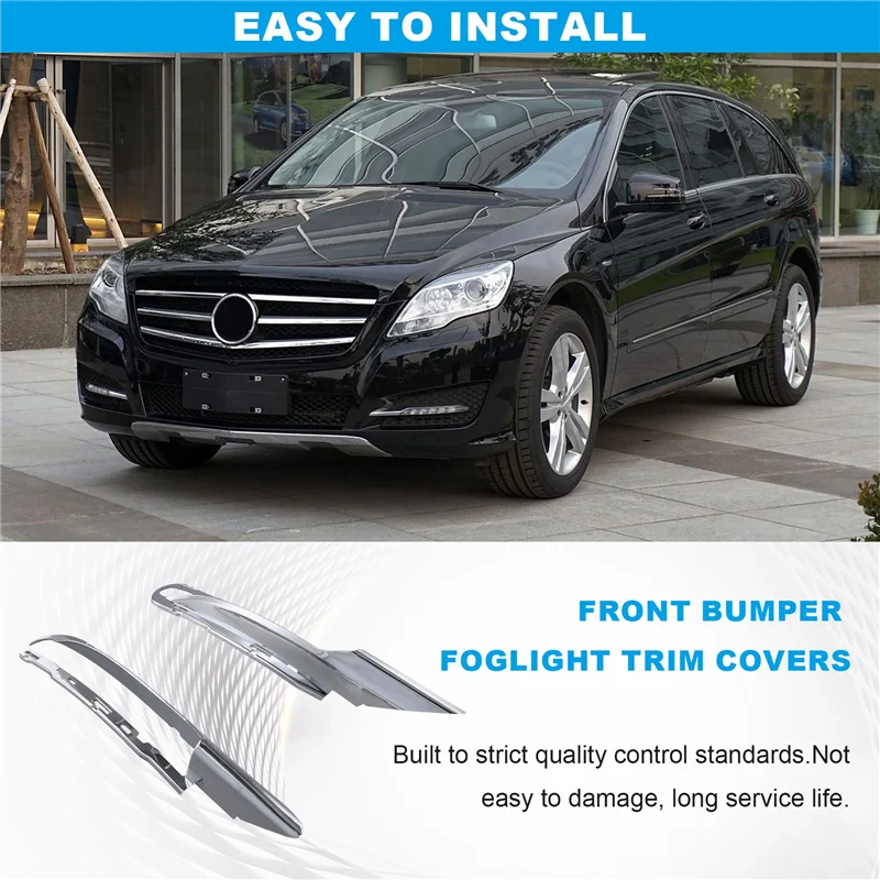 A02Q-Front Bumper Foglight Trim Covers For Mercedes-Benz W251 R-Class 2011-2017 2518853023 2518853823
A02Q-Front Bumper Foglight Trim Covers For Mercedes-Benz W251 R-Class 2011-2017 2518853023 2518853823