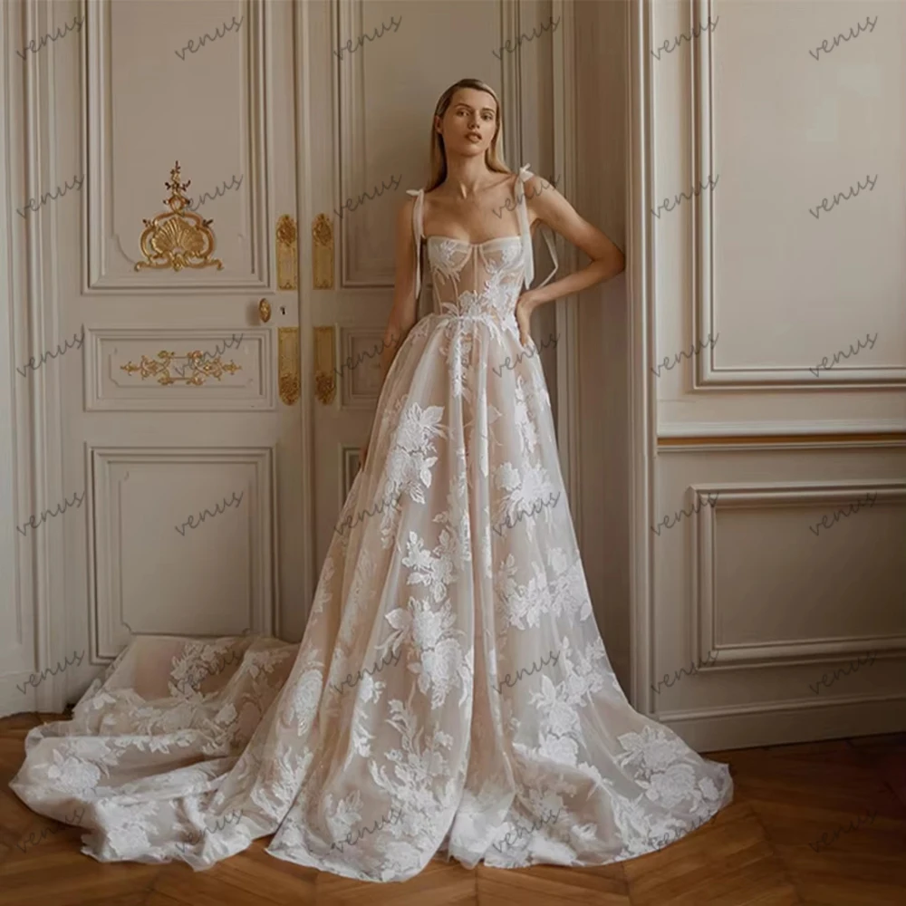 Великолепные свадебные платья трапециевидной формы, свадебные платья, кружевные аппликации, сексуальные халаты без бретелек с открытой спиной, очаровательные платья Vestidos De Novia по индивидуальному заказу
Великолепные свадебные платья трапециевидной формы, свадебные платья, кружевные аппликации, сексуальные халаты без бретелек с открытой спиной, очаровательные платья Vestidos De Novia по индивидуальному заказу