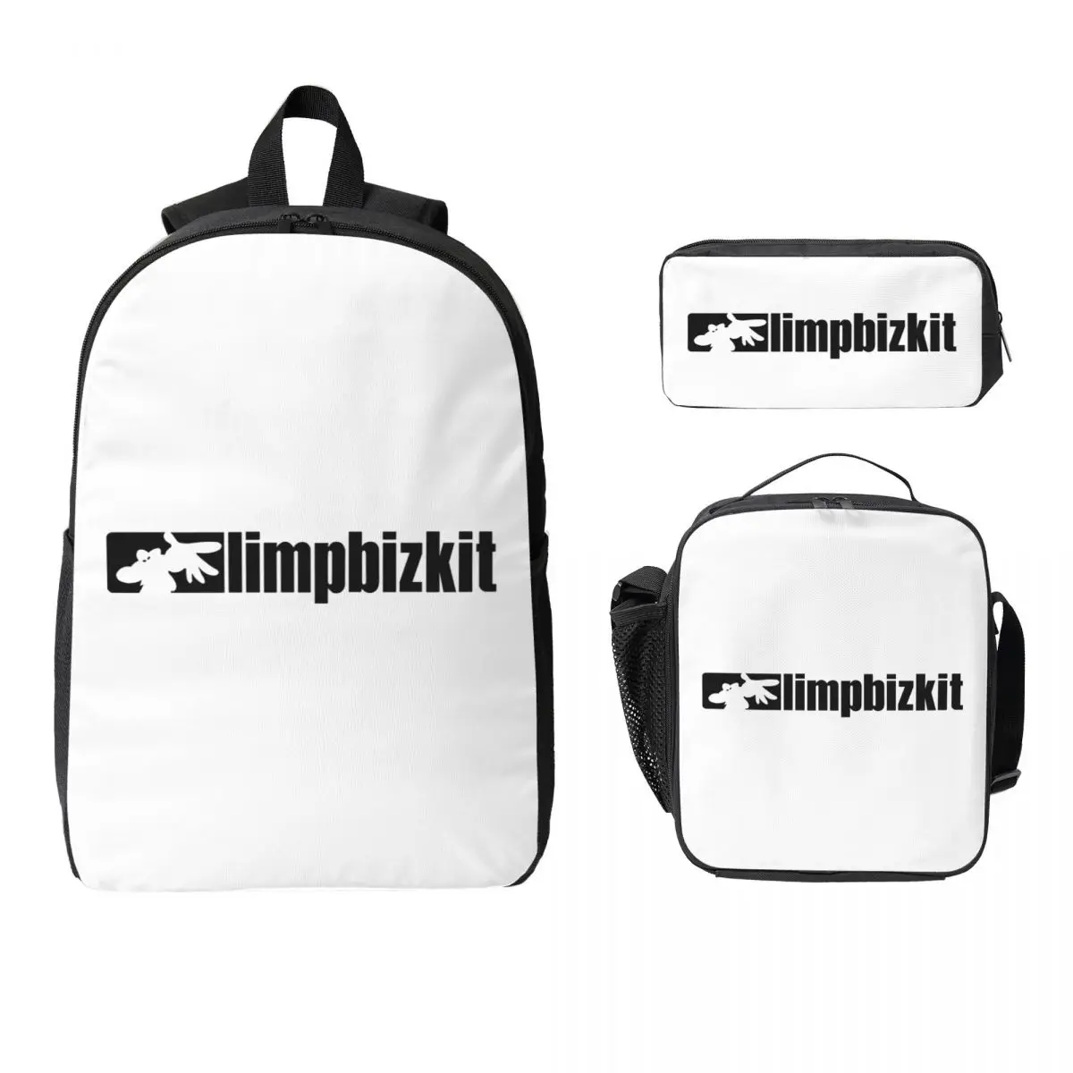 Limp Bizkit Backpack Student Boys Girls BookBag School Bag Computer Shoulder Bags 3ps Insulated Lunch Bag Pencil Case
Limp Bizkit Backpack Student Boys Girls BookBag School Bag Computer Shoulder Bags 3ps Insulated Lunch Bag Pencil Case