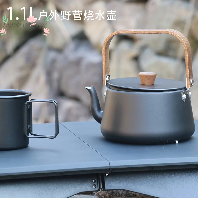 Outdoor kettle Large capacity camping picnic Portable aluminum alloy tea maker Outdoor teapot
Outdoor kettle Large capacity camping picnic Portable aluminum alloy tea maker Outdoor teapot