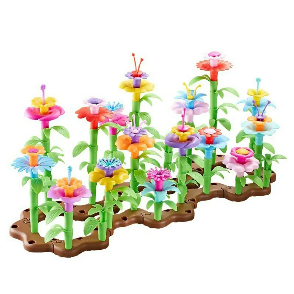 54 pcs/set DIY Educational Flower Arrangement Toys Creative Colorful Interconnecting Blocks Building Garden Game for Girls
54 pcs/set DIY Educational Flower Arrangement Toys Creative Colorful Interconnecting Blocks Building Garden Game for Girls