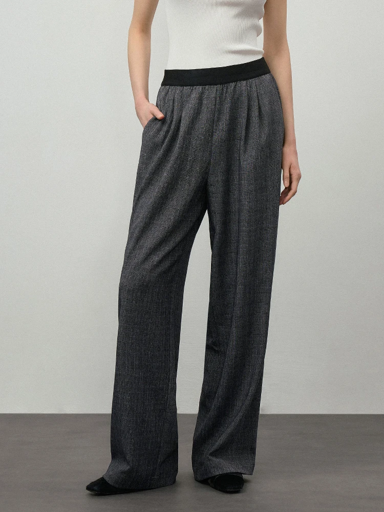 Hua Ji Yan 【Pencil 】 3D Muscular Feeling High-End Straight Leg Wide Leg Pants Versatile Casual Pants for Women
Hua Ji Yan 【Pencil 】 3D Muscular Feeling High-End Straight Leg Wide Leg Pants Versatile Casual Pants for Women