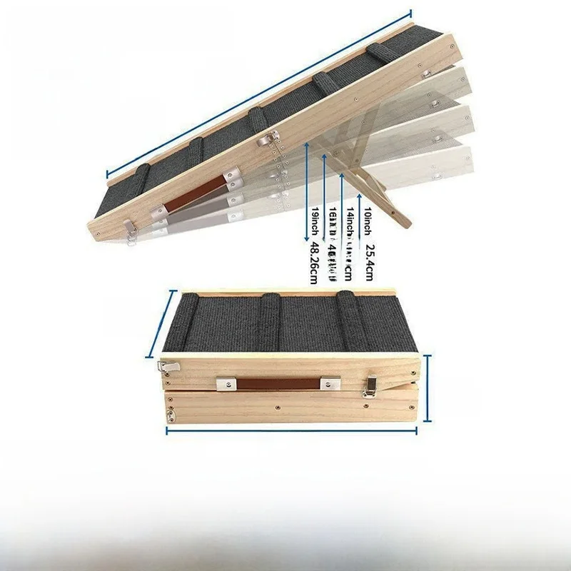 Adjustable Height Wooden Dog Climbing Frame Bed Side Stairs Multi-level Dog Play Tower Wood Pet Furniture
Adjustable Height Wooden Dog Climbing Frame Bed Side Stairs Multi-level Dog Play Tower Wood Pet Furniture