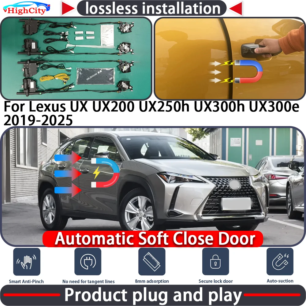 Electric Closing Door Lock Actuator for Lexus UX UX200 UX250h UX300h UX300e 2019-2025 Soft Close Power Latch System Auto
Electric Closing Door Lock Actuator for Lexus UX UX200 UX250h UX300h UX300e 2019-2025 Soft Close Power Latch System Auto