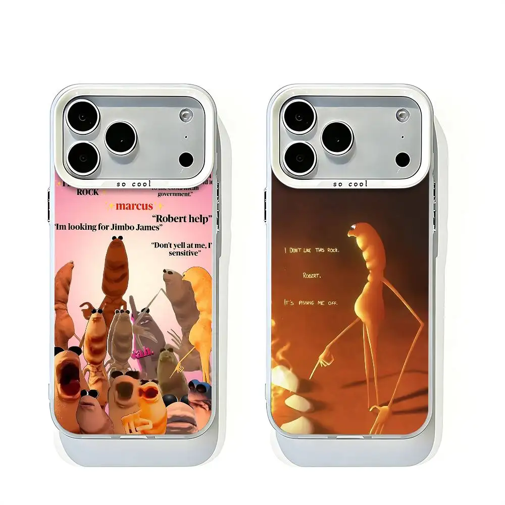 M-Marcus The Worm White Matte So Cool Lens Bumper Printed Cover For iPhone 16 15 17 14 11 12 13 Pro Max
M-Marcus The Worm White Matte So Cool Lens Bumper Printed Cover For iPhone 16 15 17 14 11 12 13 Pro Max