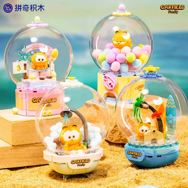 Pantasy Garfield Crystal Ball Series Building Blocks Garfield Cat Leisure Island Assembly Model Toys Desktop Ornament Gifts
Pantasy Garfield Crystal Ball Series Building Blocks Garfield Cat Leisure Island Assembly Model Toys Desktop Ornament Gifts
