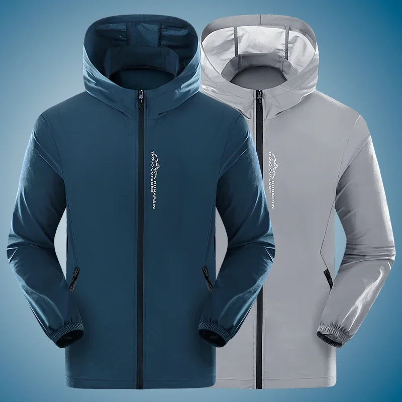 UPF50+ Summer Men's Jackets UV Blocking Skin Coats Sunscreen Outdoor Clothing Sun Protection Thin Windbreakers Big Size 5XL
UPF50+ Summer Men's Jackets UV Blocking Skin Coats Sunscreen Outdoor Clothing Sun Protection Thin Windbreakers Big Size 5XL