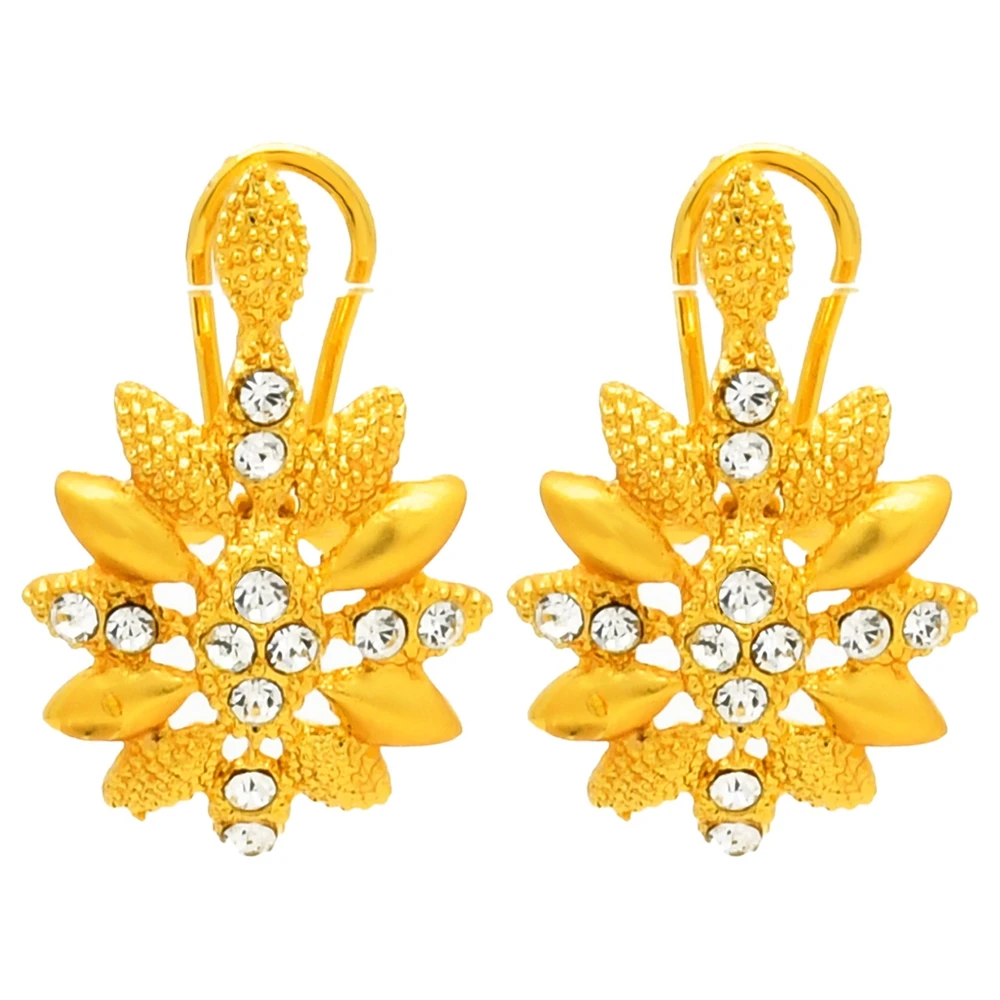 ESALE Dubai 24k gold-plated bride drops exaggerated earrings African women's high-end fashion jewelry
ESALE Dubai 24k gold-plated bride drops exaggerated earrings African women's high-end fashion jewelry