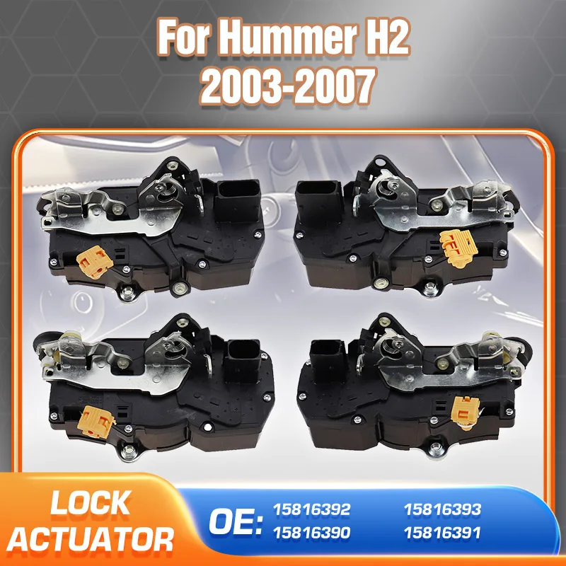 Front/Rear Door Lock Actuator Mechanism Fit For Hummer H2 2003 2004 2005 2006 2007 Car Parts 15816392 15816393 15816390 15816391
Front/Rear Door Lock Actuator Mechanism Fit For Hummer H2 2003 2004 2005 2006 2007 Car Parts 15816392 15816393 15816390 15816391