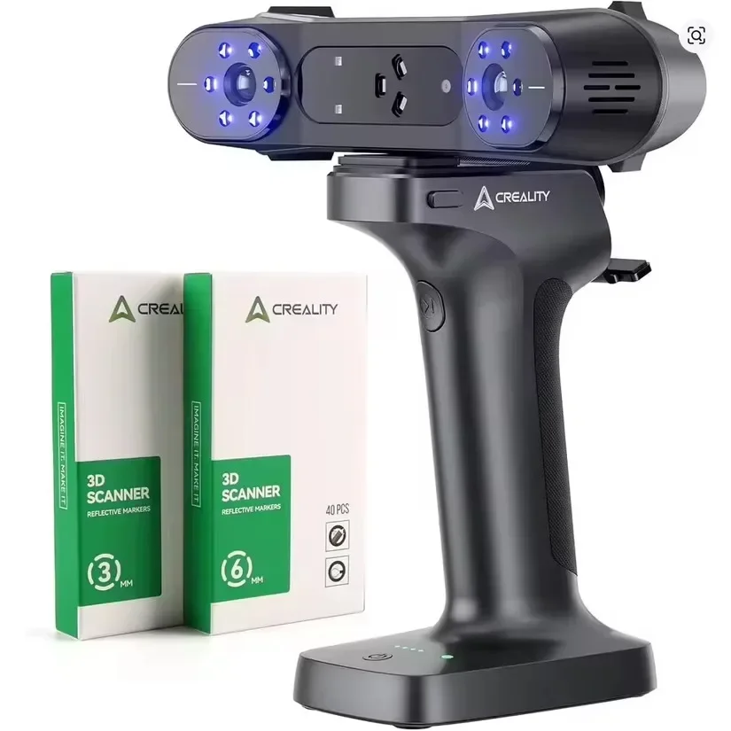 Creality 3D Scanner RaptorX - Handheld Wireless Scanner with Metrology-Grade Accuracy 0.02mm, Industrial Blue Light, Fast Wi-Fi
Creality 3D Scanner RaptorX - Handheld Wireless Scanner with Metrology-Grade Accuracy 0.02mm, Industrial Blue Light, Fast Wi-Fi