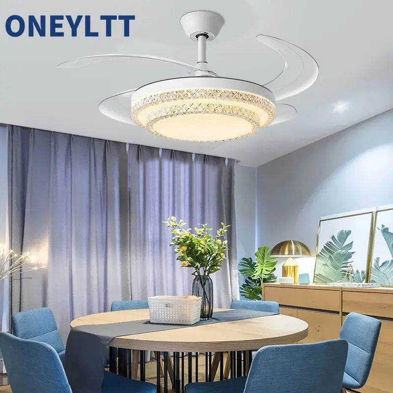 2025 New Invisible Fan Light Home Restaurant Intelligent Variable Frequency Chandelier with Fan Integrated Modern Simple Crystal
2025 New Invisible Fan Light Home Restaurant Intelligent Variable Frequency Chandelier with Fan Integrated Modern Simple Crystal