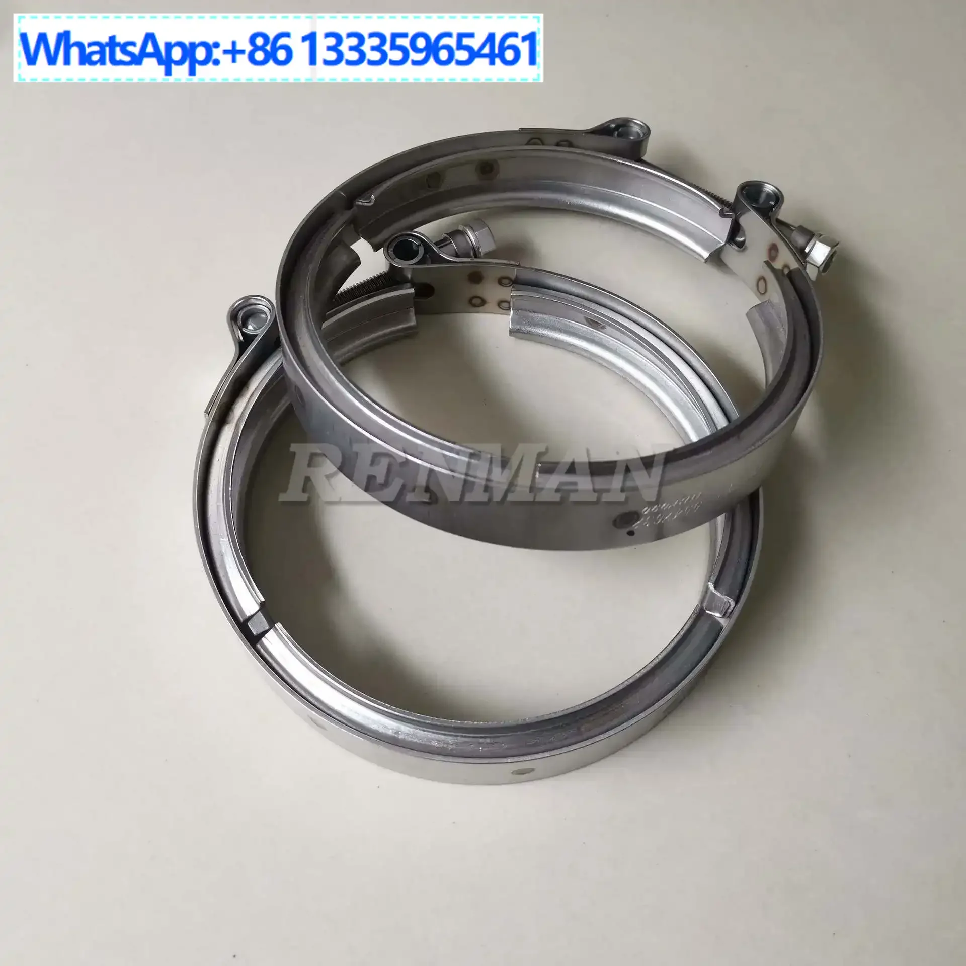 2Pcs Dongfeng Cummins QSZ13/ISZ13 Tianlong flagship truck exhaust pipe V-type supercharger clamp 5547632
2Pcs Dongfeng Cummins QSZ13/ISZ13 Tianlong flagship truck exhaust pipe V-type supercharger clamp 5547632