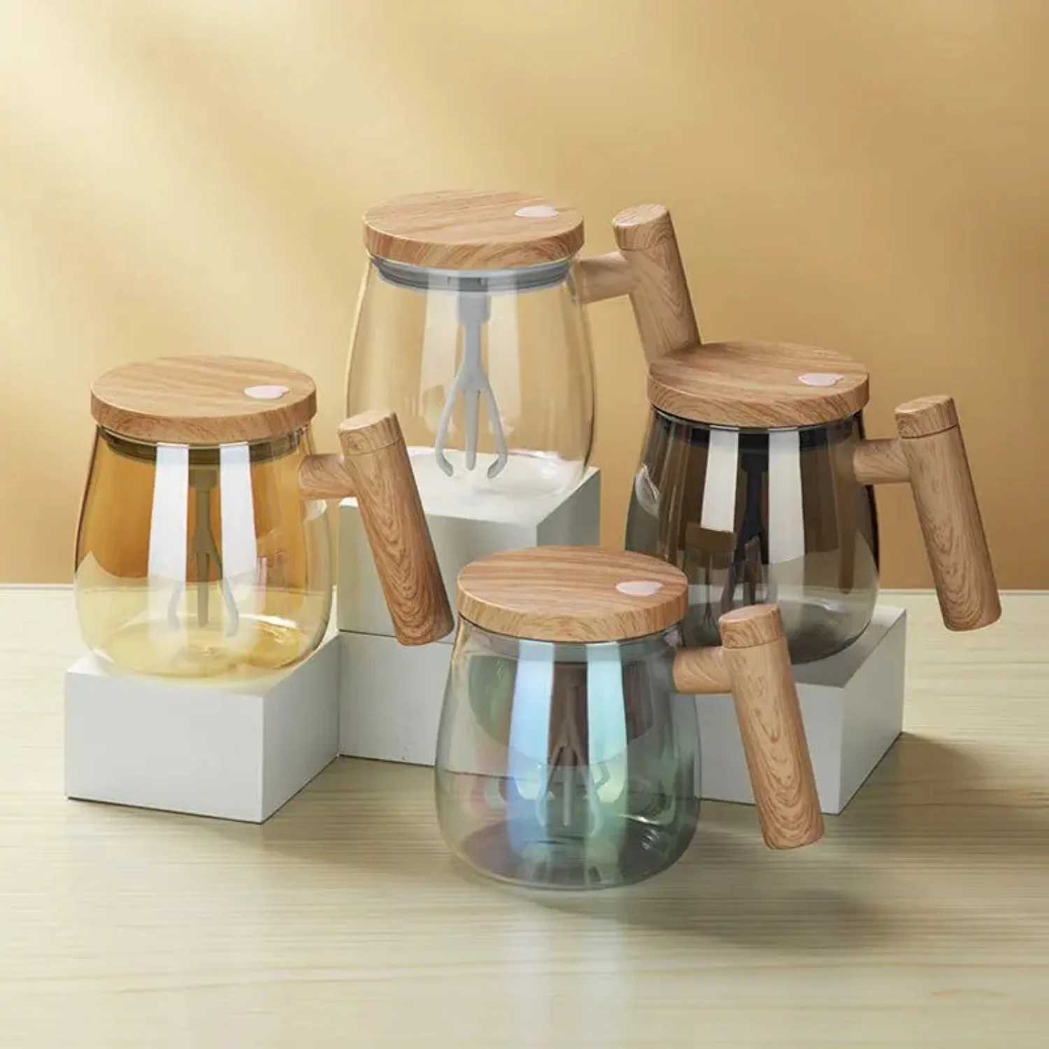 400ml Fully Automatic Self Stirring Coffee Mug Glass Mixer Mug with Lid for Coffee Tea Milk Cocoa - Hands-Free Electric Stirring
400ml Fully Automatic Self Stirring Coffee Mug Glass Mixer Mug with Lid for Coffee Tea Milk Cocoa - Hands-Free Electric Stirring