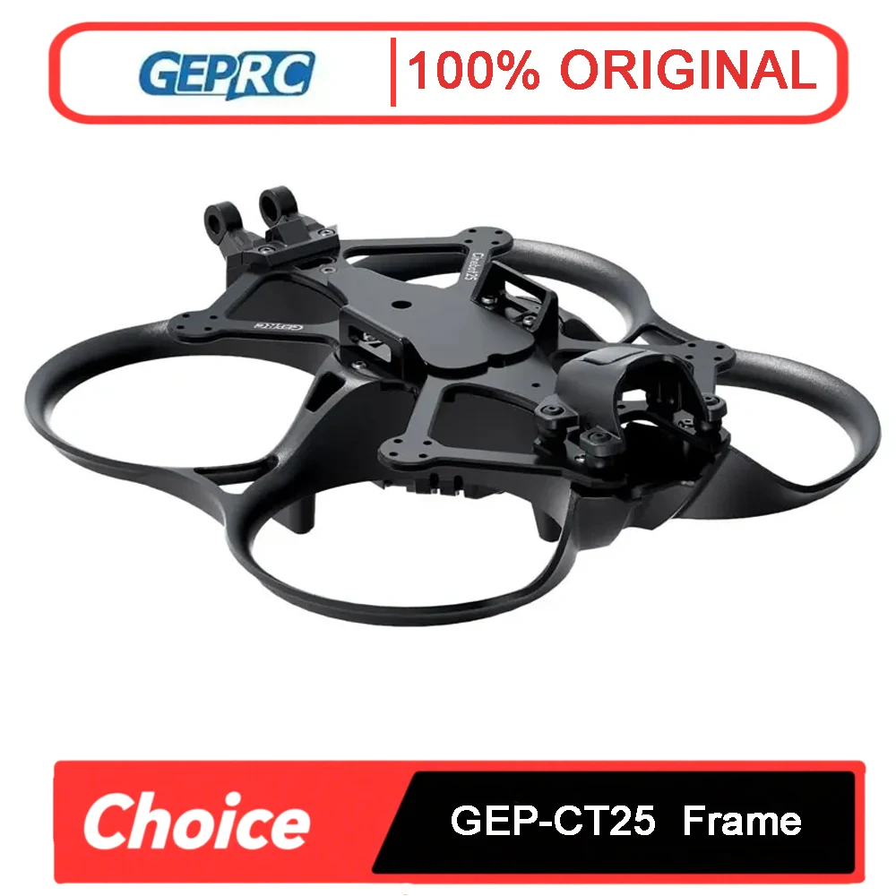 GEPRC GEP-CT25 Frame Parts Suitable Cinebot25 S 2.5 Inches Replacement Repair Part Injection Molded RC DIY FPV Freestyle Drone
GEPRC GEP-CT25 Frame Parts Suitable Cinebot25 S 2.5 Inches Replacement Repair Part Injection Molded RC DIY FPV Freestyle Drone