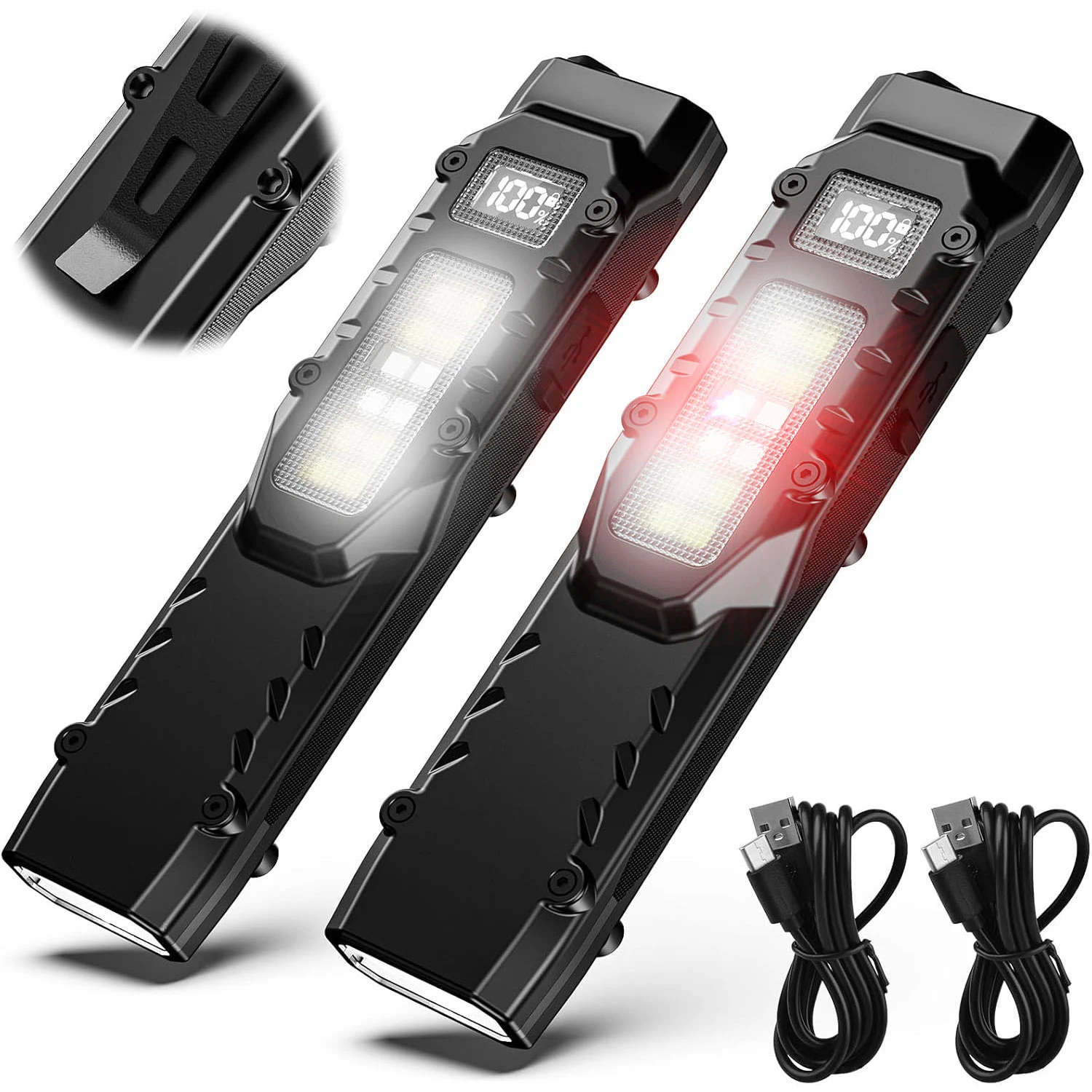 Перезаряжаемые плоские фонарики с высоким люменом, тактический фонарик EDC, небольшой светодиодный фонарик с двумя переключателями и цифровым дисплеем
Перезаряжаемые плоские фонарики с высоким люменом, тактический фонарик EDC, небольшой светодиодный фонарик с двумя переключателями и цифровым дисплеем