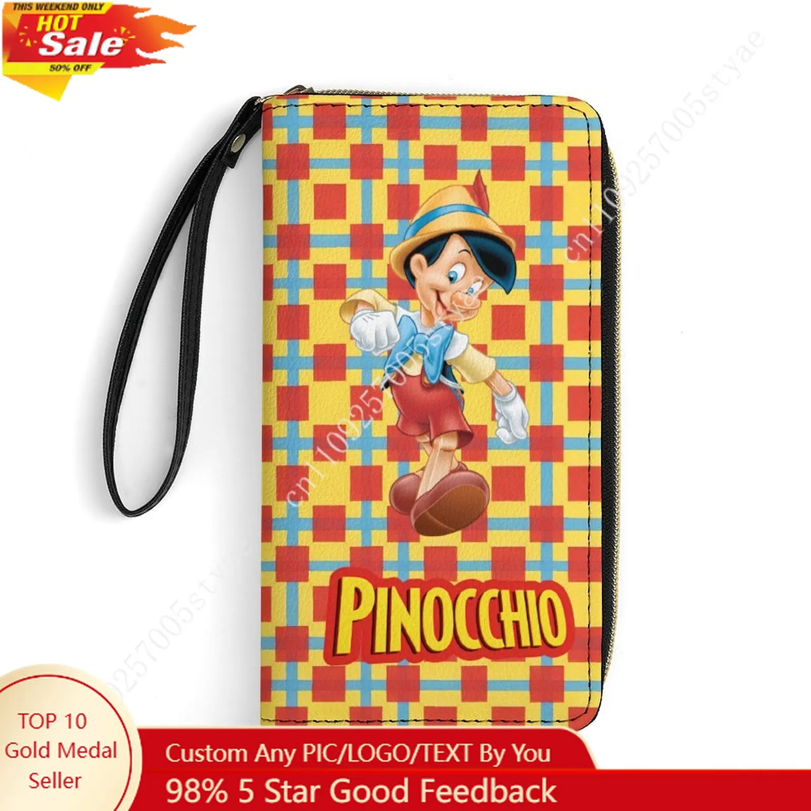 Pinocchio Leather Wallet Disney Licensed Custom Personalized Design Your Pattern Portable Purse Double Sided Print Cosplay
Pinocchio Leather Wallet Disney Licensed Custom Personalized Design Your Pattern Portable Purse Double Sided Print Cosplay