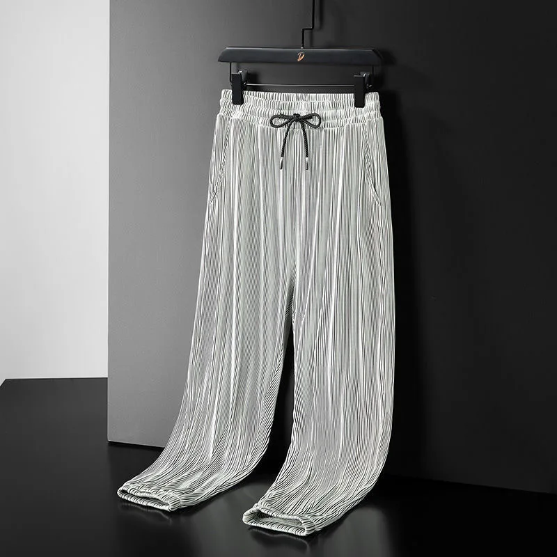 Men's Summer Ice Silk Sleep Pants Loose Casual Home Leisure Long Trousers Anti-Mosquito Comfortable Lightweight Breathable
Men's Summer Ice Silk Sleep Pants Loose Casual Home Leisure Long Trousers Anti-Mosquito Comfortable Lightweight Breathable