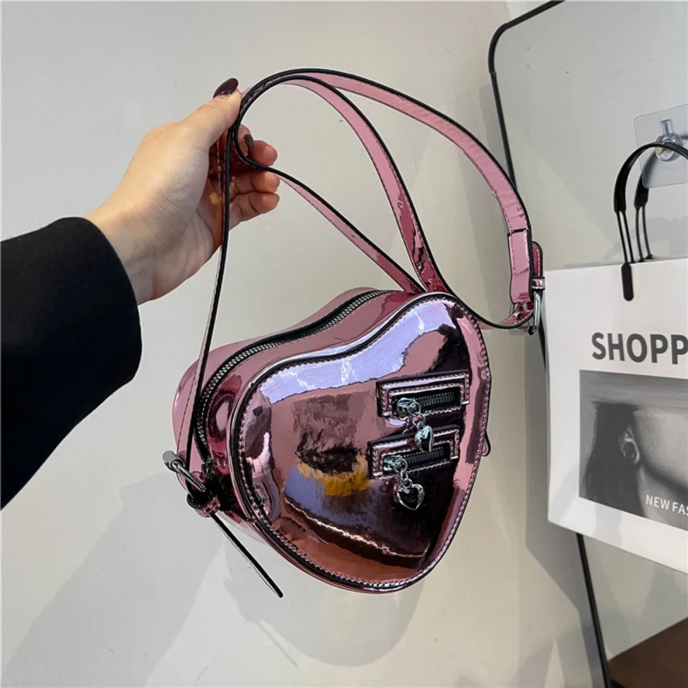 2024 Fashion Bright Pu Leather Shoulder Crossbody Bag For Women Heart Shape Handbags For Ladies Travel Shopper Bags
2024 Fashion Bright Pu Leather Shoulder Crossbody Bag For Women Heart Shape Handbags For Ladies Travel Shopper Bags