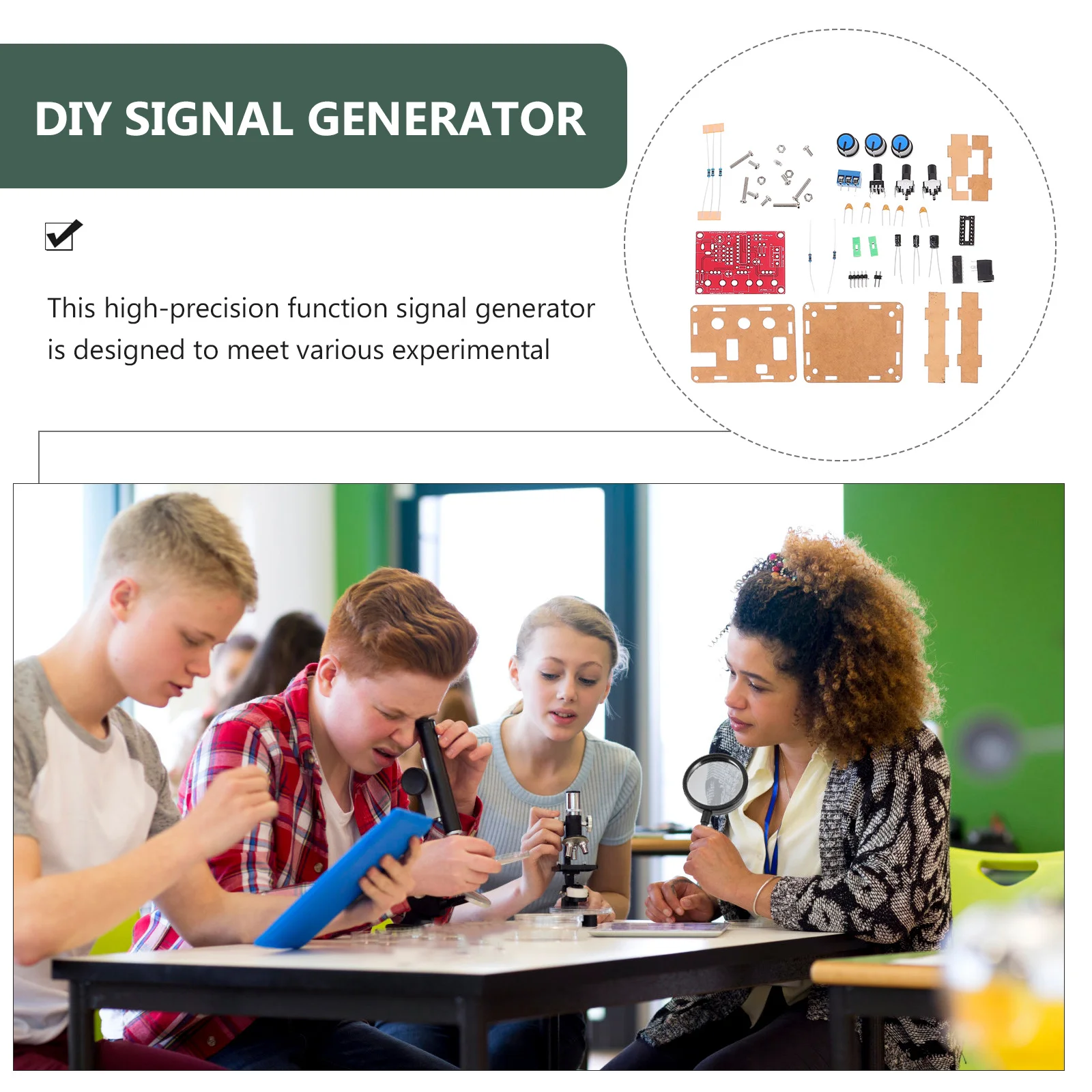 1 Set High Precision Diy Kit With Shell Sine Triangle Output Multi-Function Module For Experiment 
1 Set High Precision Diy Kit With Shell Sine Triangle Output Multi-Function Module For Experiment
