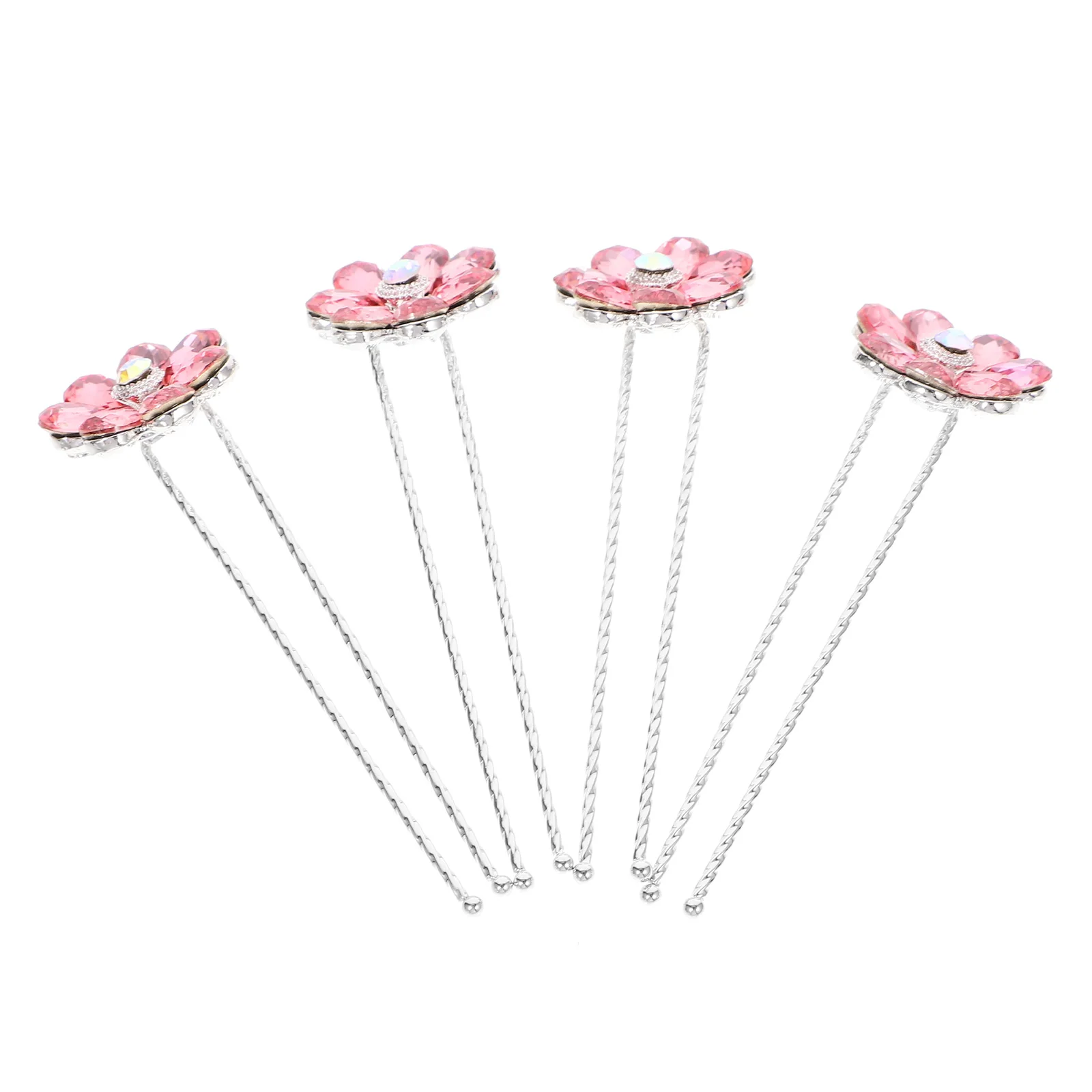 4 Pcs Rhinestone Flower Hairpin U Shaped Wedding Bridal Accessories Women Blue Elegant Design Comfortable Non Scratch Simple Use
4 Pcs Rhinestone Flower Hairpin U Shaped Wedding Bridal Accessories Women Blue Elegant Design Comfortable Non Scratch Simple Use