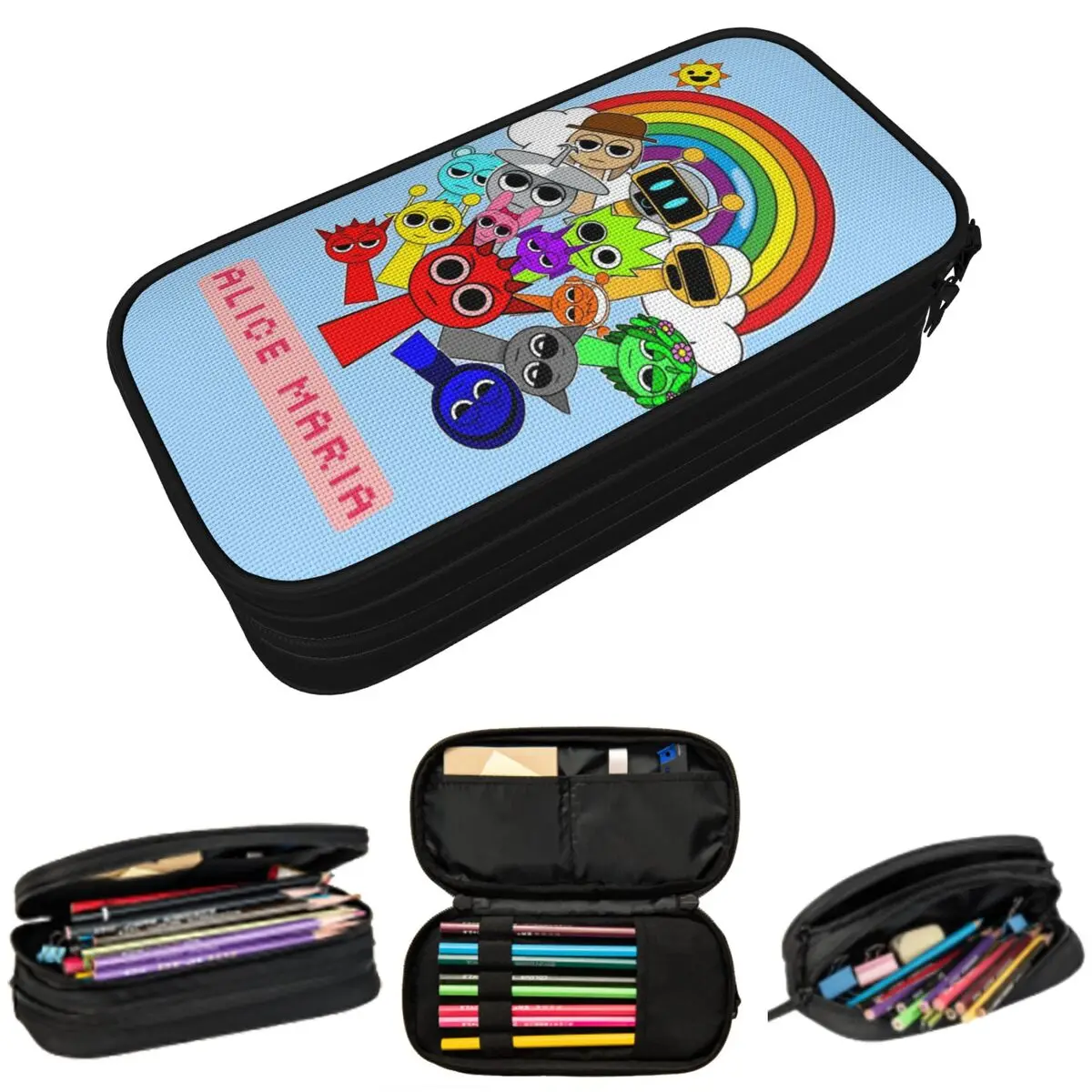 Sprunki Incredibox Gaming Game Pencil Case for Students Gifts Pen Box Pencil Bag Stationery Supplies Pen Holder Bag
Sprunki Incredibox Gaming Game Pencil Case for Students Gifts Pen Box Pencil Bag Stationery Supplies Pen Holder Bag