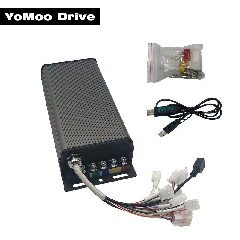 Sabvoton SVMC72150-M 72V DC 150A 3KW-4KW Hall Signal BLDC Hub Wheel Motor Sine Wave Controller For Electric Bicycle Scooter
Sabvoton SVMC72150-M 72V DC 150A 3KW-4KW Hall Signal BLDC Hub Wheel Motor Sine Wave Controller For Electric Bicycle Scooter