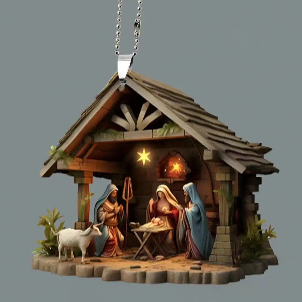 Nativity Scene Ornament Nativity Scene Car Decor Nativity Scene Acrylic Christmas Ornament Set for Xmas Tree Home Decor Birth
Nativity Scene Ornament Nativity Scene Car Decor Nativity Scene Acrylic Christmas Ornament Set for Xmas Tree Home Decor Birth
