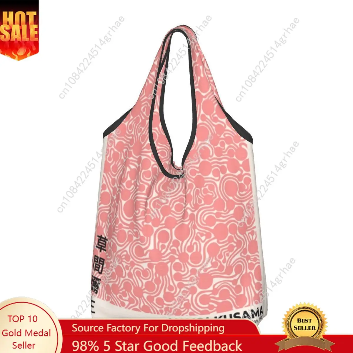 Custom Yayoi Kusama Germination Shopping Bags Women Portable Large Capacity Grocery Tote Shopper Bags
Custom Yayoi Kusama Germination Shopping Bags Women Portable Large Capacity Grocery Tote Shopper Bags