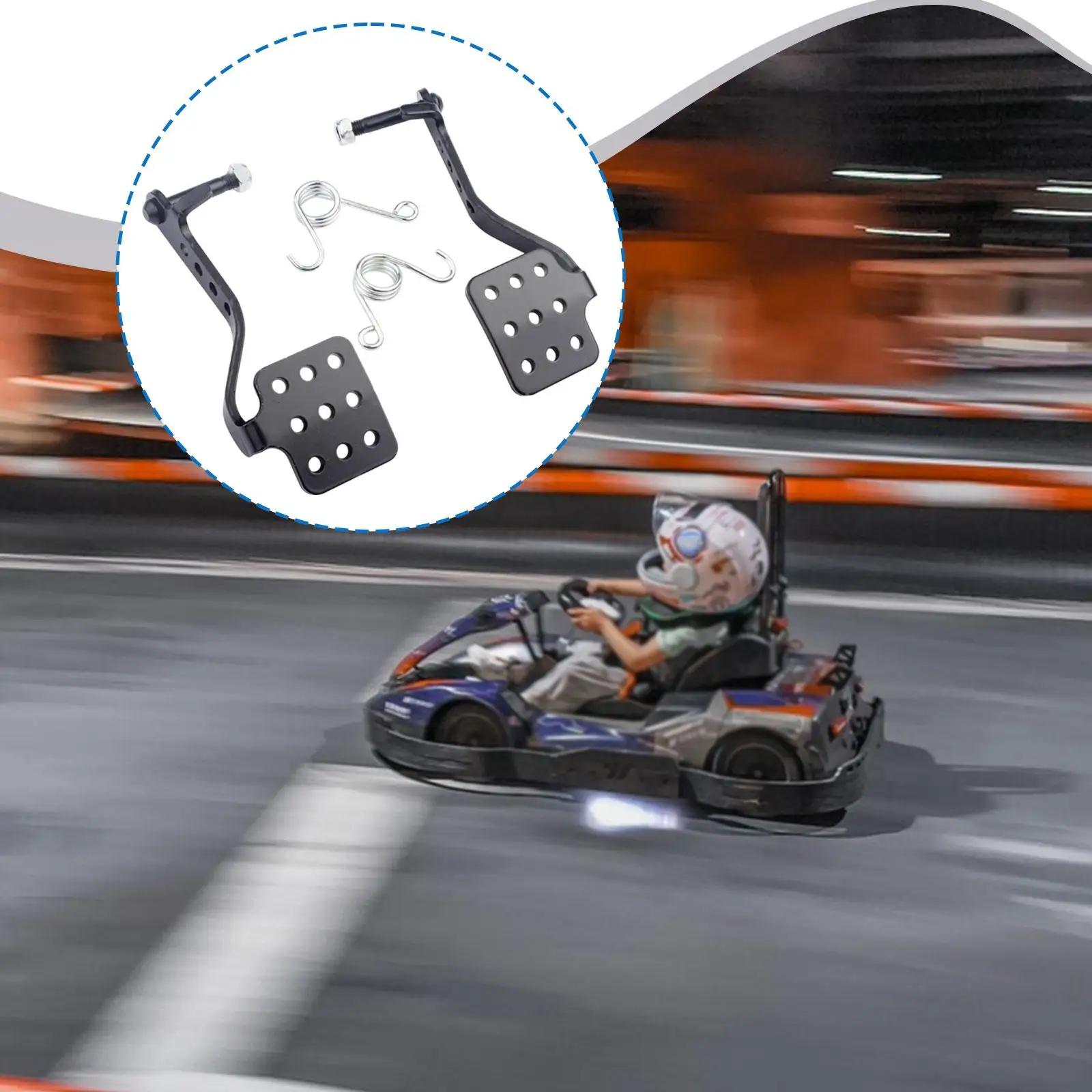 Easy Install Go Kart Pedals Set High Performance Metal Brake Throttle Accessories for Racing and Drifting
Easy Install Go Kart Pedals Set High Performance Metal Brake Throttle Accessories for Racing and Drifting