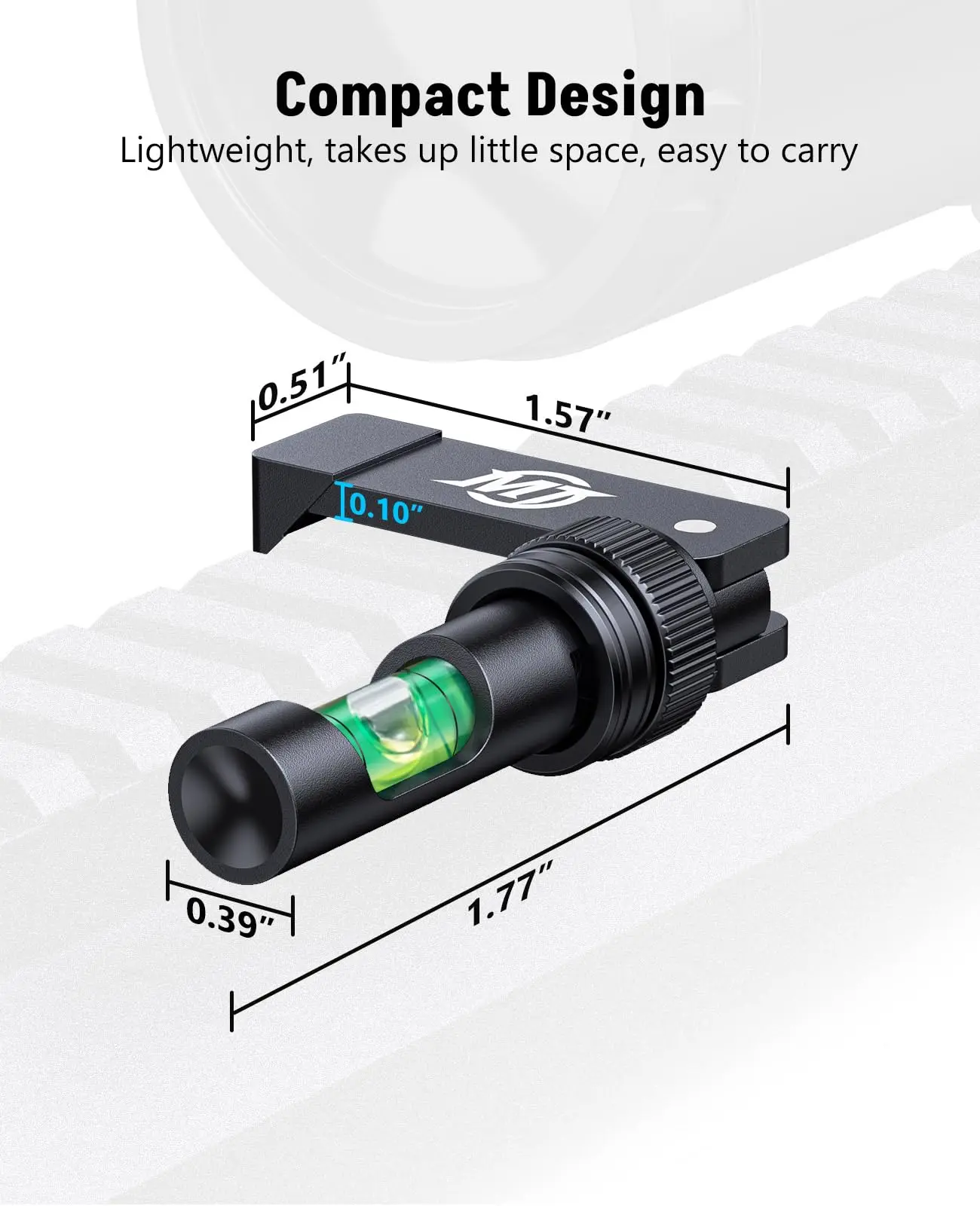 MidTen Scope Bubble Level Foldable Lightweight Compact Leveling Kit Low Profile Anti-cant Optic Leveling Tool For Picattiny Rail
MidTen Scope Bubble Level Foldable Lightweight Compact Leveling Kit Low Profile Anti-cant Optic Leveling Tool For Picattiny Rail