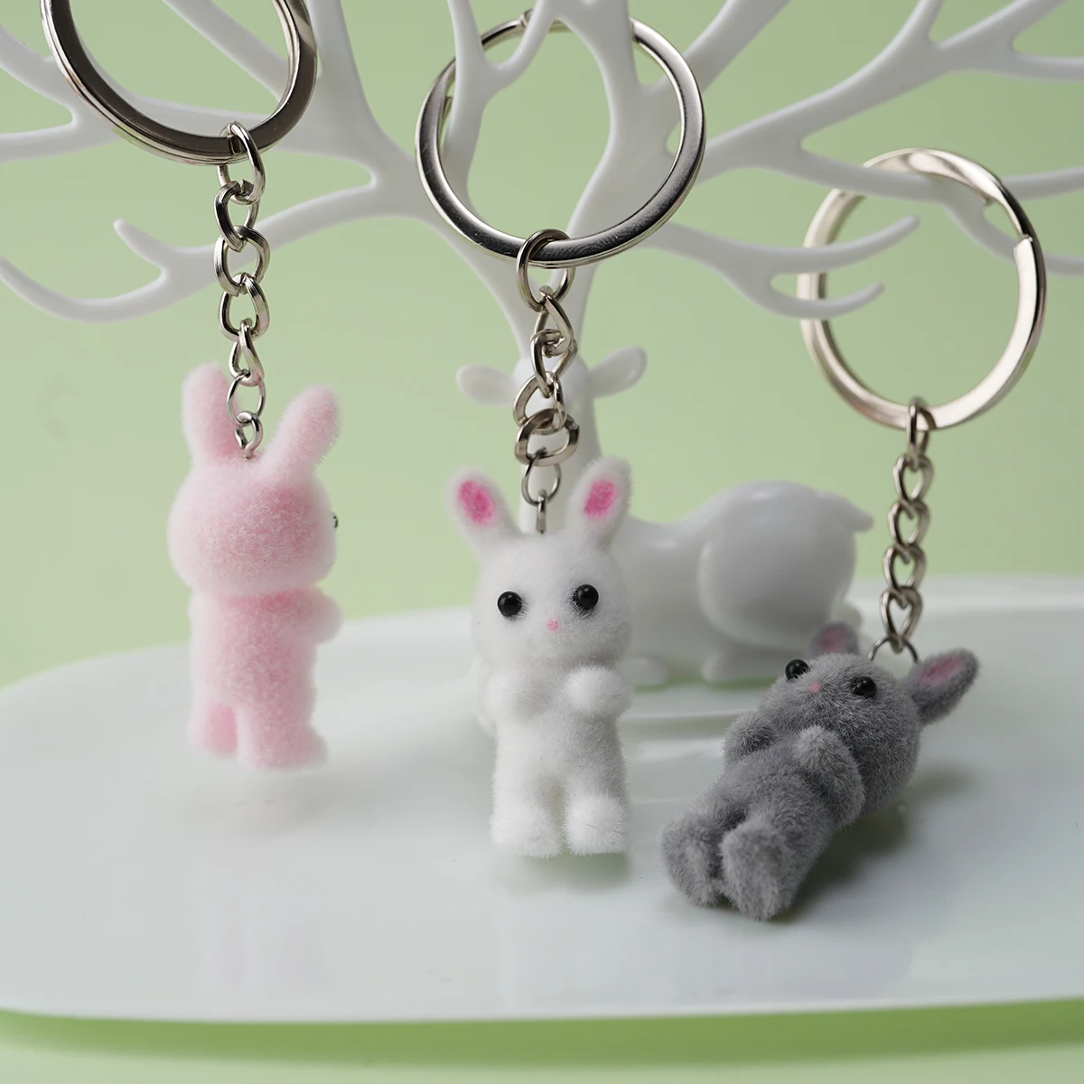 1Pcs 3D Cute Flocking Cartoon Plush Animal Resin Keychains Car Keyring Novelty Creative Backpack Decoration
1Pcs 3D Cute Flocking Cartoon Plush Animal Resin Keychains Car Keyring Novelty Creative Backpack Decoration
