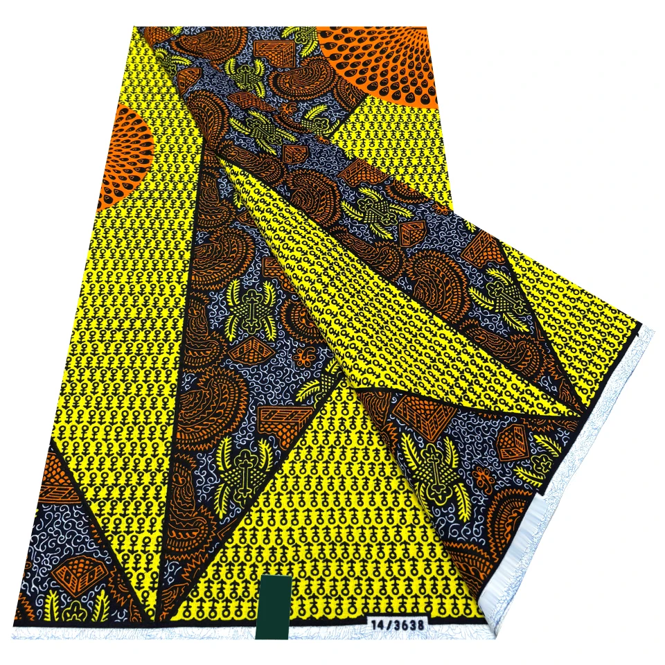 Newly African Wax Holland Cotton Fabric 6 Yards African Printed Fabric Original Dutch Pagne Cloth for Sewing Dress
Newly African Wax Holland Cotton Fabric 6 Yards African Printed Fabric Original Dutch Pagne Cloth for Sewing Dress