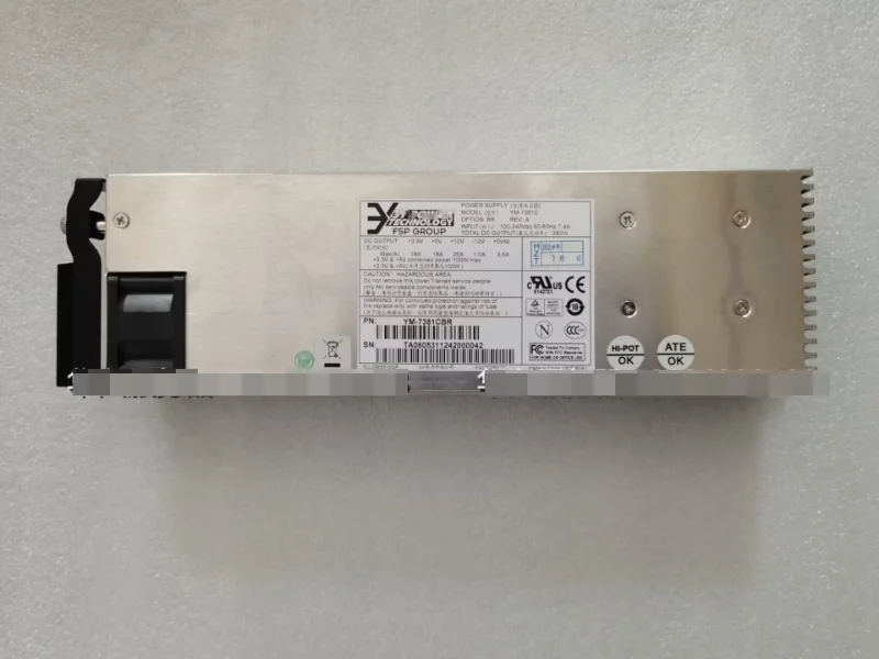 3Y YM-7381C 380W Redundant power module for a hot-swappable server second-handdismantle
3Y YM-7381C 380W Redundant power module for a hot-swappable server second-handdismantle