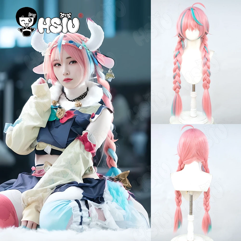 Varesa Cospaly Wig Fiber synthetic wig「HSIU」90CM Pink Mixed Teal Long Wig+Wig cap Game Genshin Impact Varesa Wig
Varesa Cospaly Wig Fiber synthetic wig「HSIU」90CM Pink Mixed Teal Long Wig+Wig cap Game Genshin Impact Varesa Wig