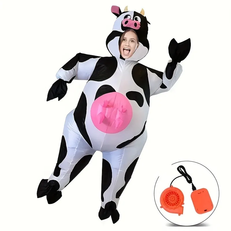 Надувной костюм коровы на Хэллоуин — забавное надувное украшение для вечеринки для взрослых (4,9-6,2 фута)
Надувной костюм коровы на Хэллоуин — забавное надувное украшение для вечеринки для взрослых (4,9-6,2 фута)