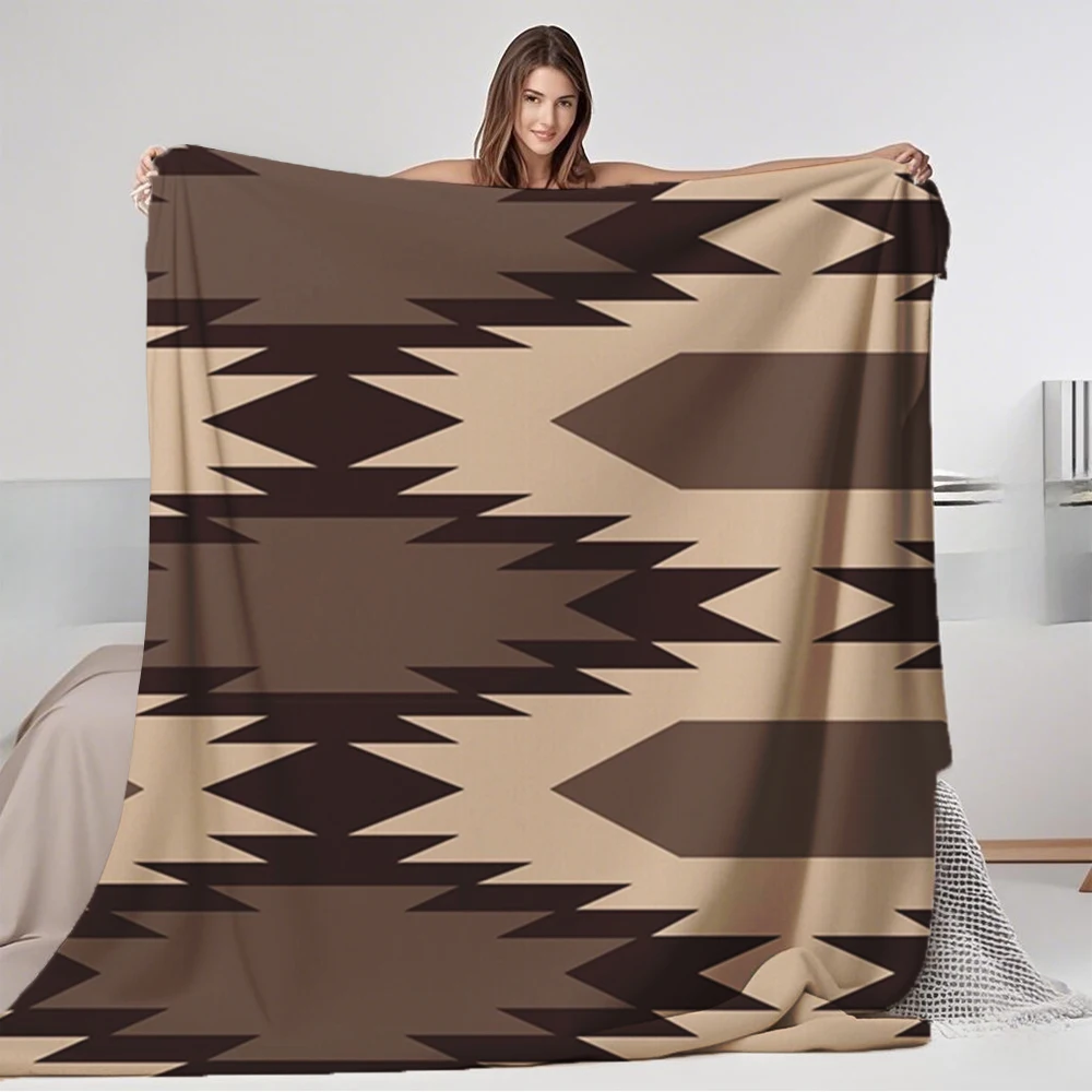 Modern Comfort Flannel Soft Blanket Navajo Brown Pattern Weighted Blanket Thermal Blanket With Eco-friendly Skin-friendly
Modern Comfort Flannel Soft Blanket Navajo Brown Pattern Weighted Blanket Thermal Blanket With Eco-friendly Skin-friendly
