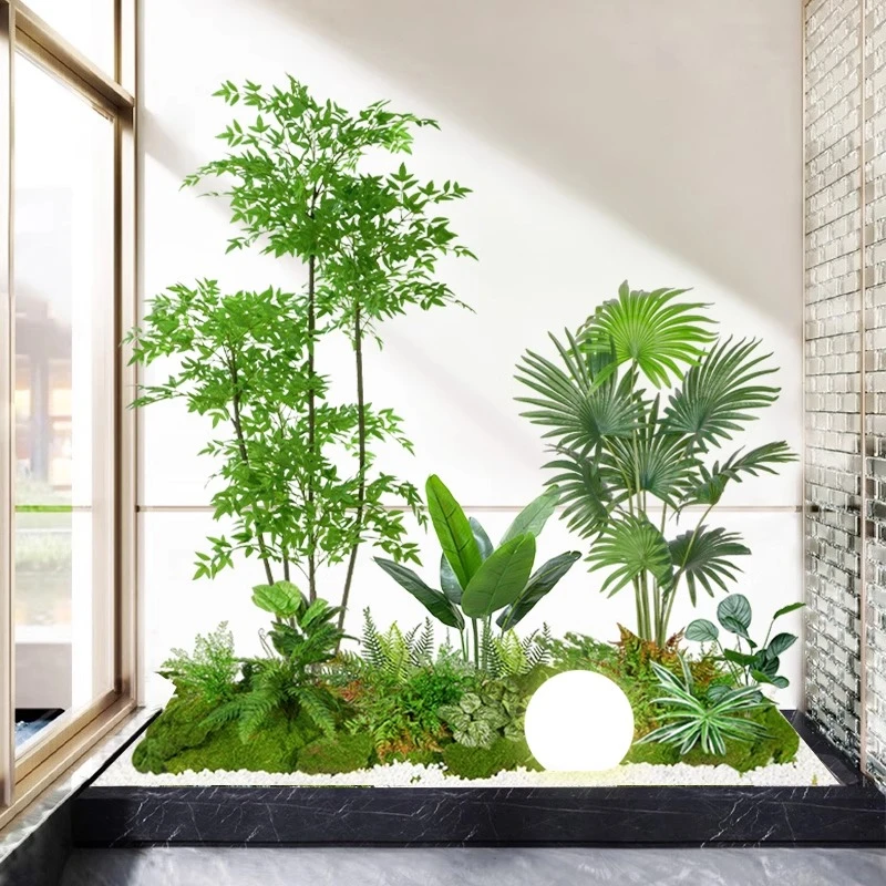 Simulated green plants for landscaping, potted plants, interior decoration, bonsai, window landscape, entrance arrangement
Simulated green plants for landscaping, potted plants, interior decoration, bonsai, window landscape, entrance arrangement