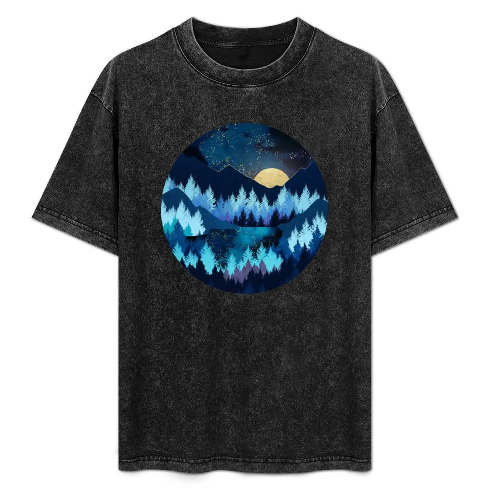 Moon Forest T-Shirt Basic Crew Neck Short Sleeve Top
Moon Forest T-Shirt Basic Crew Neck Short Sleeve Top