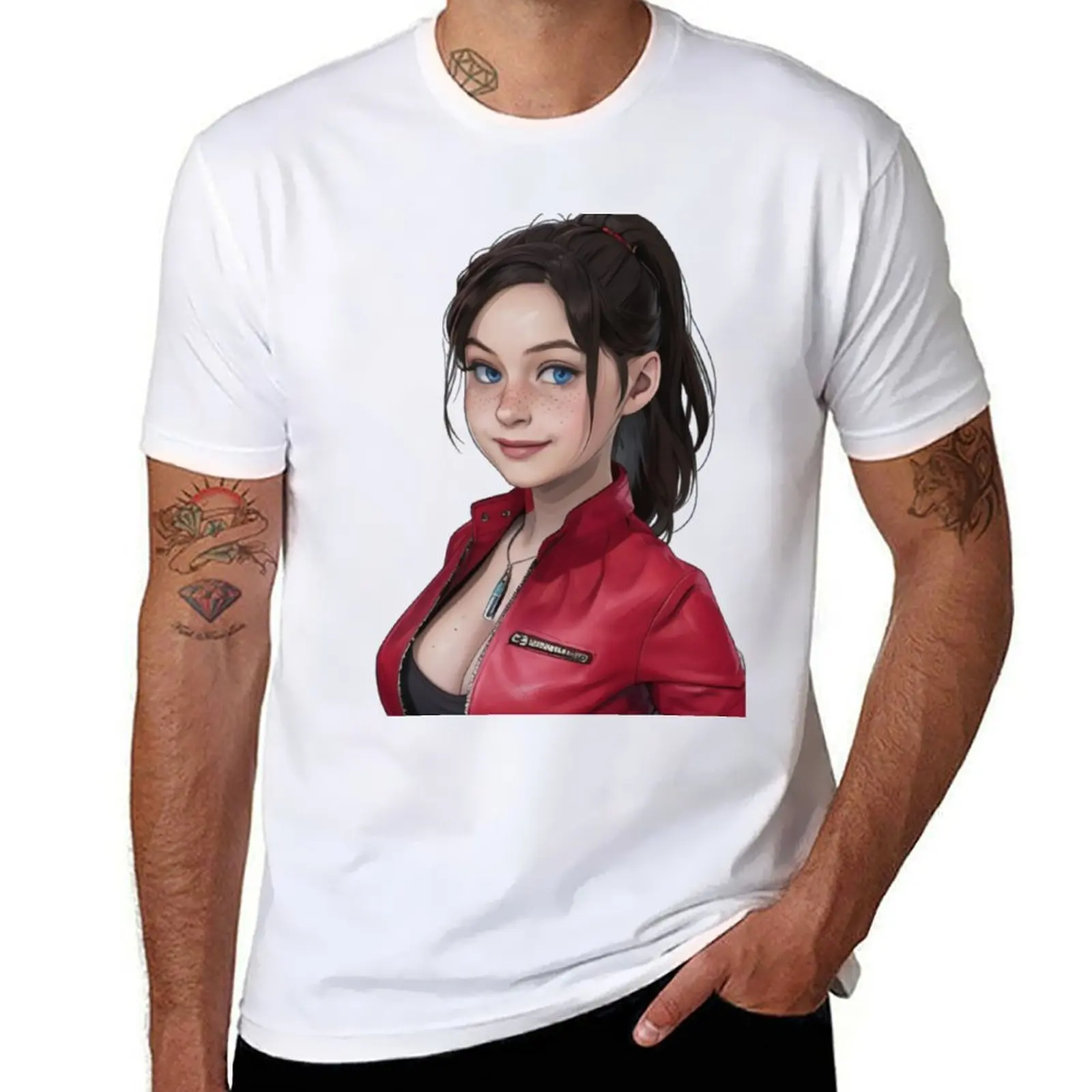 Claire Redfield T-Shirt t shirts designer printed t shirts for man man t shirts cotton T-shirt
Claire Redfield T-Shirt t shirts designer printed t shirts for man man t shirts cotton T-shirt