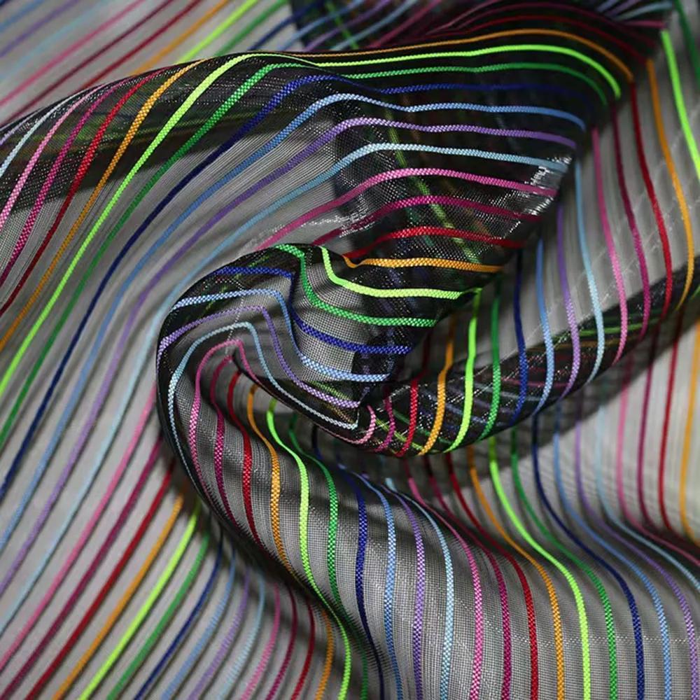 Colorful Striped Nylon Mesh Fabric Sturdy Wear-Resistant for Outdoor Seats File Bags Shopping Bags DIY Craft
Colorful Striped Nylon Mesh Fabric Sturdy Wear-Resistant for Outdoor Seats File Bags Shopping Bags DIY Craft